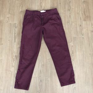 Topman maroon pants